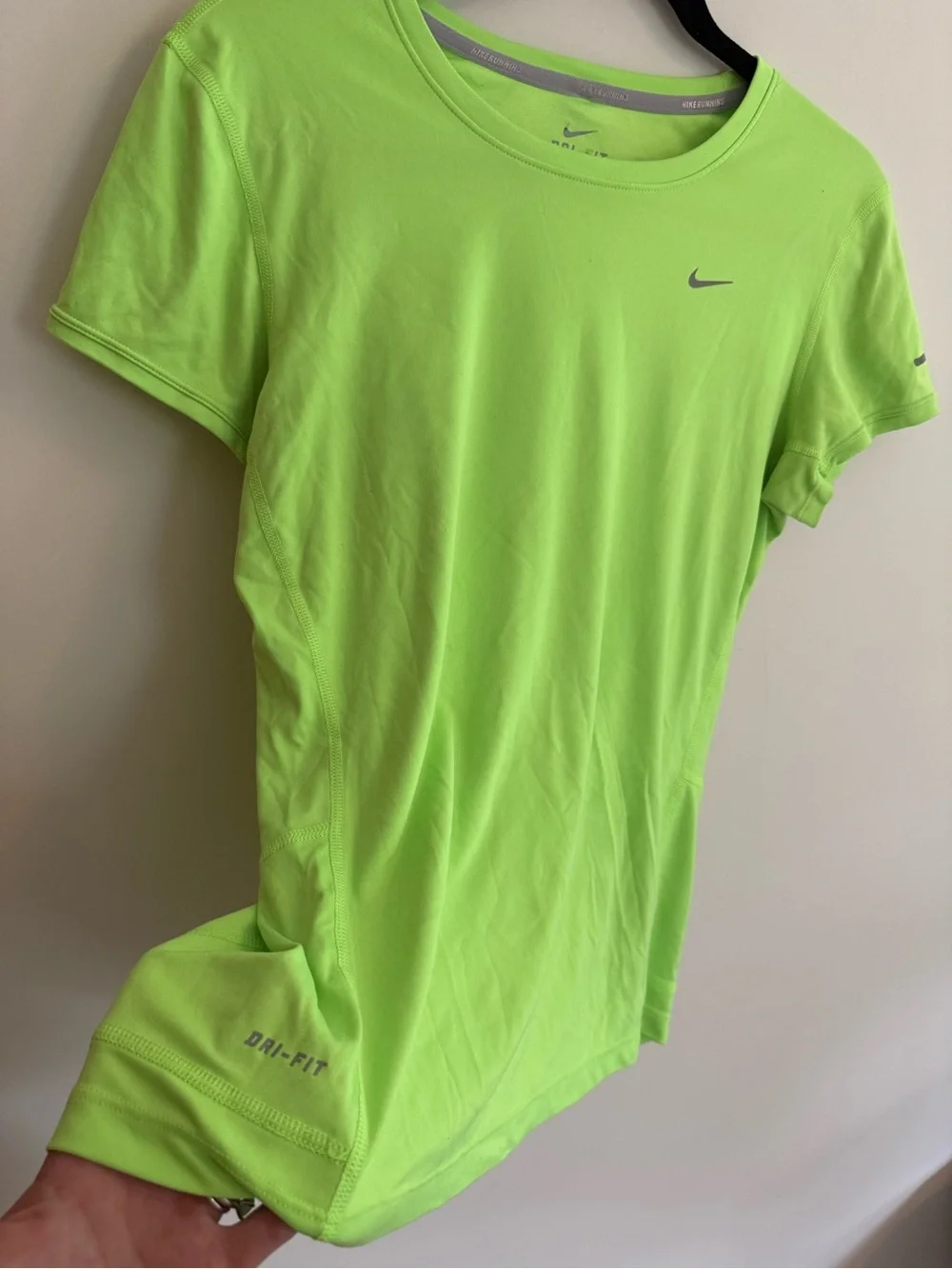 Nike Women's Dri-FIT Neon Green Workout Shirt